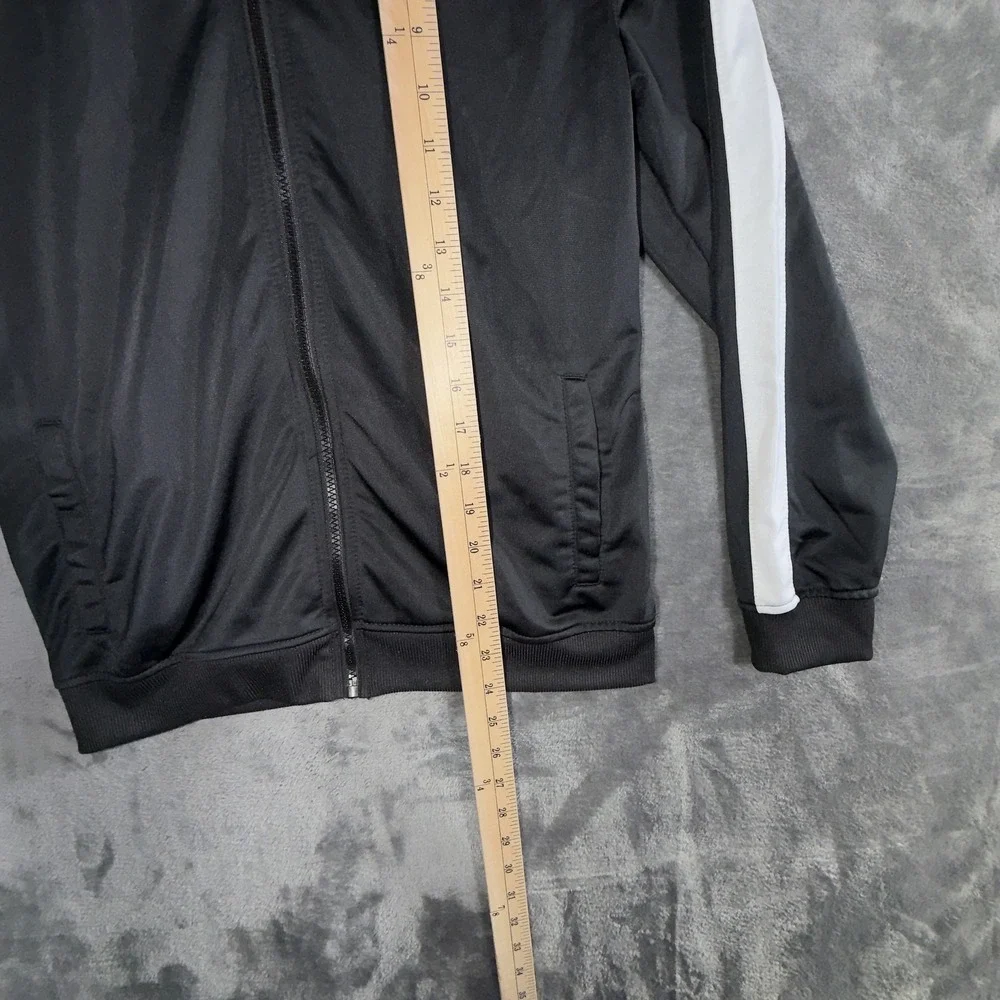 Puma Boys Track Jacket L Black White Full Zip Sportlifestyle Activewear